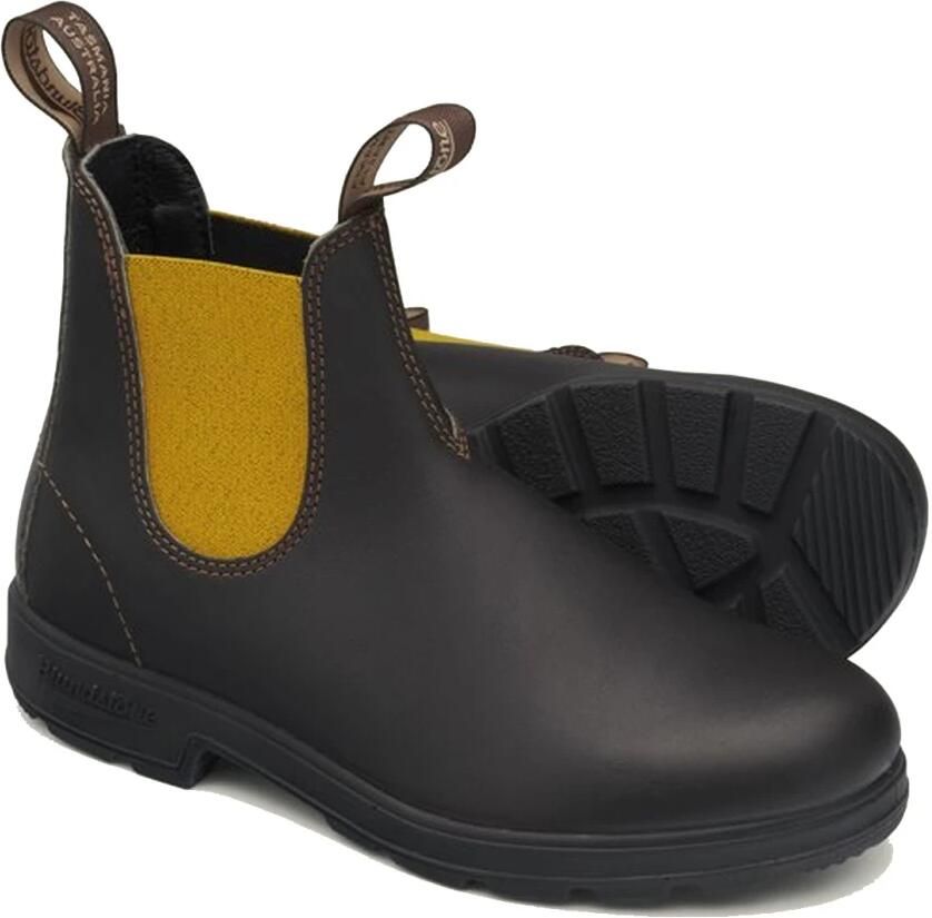 Blundstone Stiefel Boots #1919 Elastic (500 Series) Brown Mustard-6.5UK