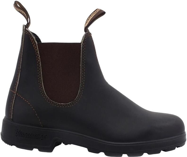 Blundstone 500 Stout Bruin Leren Zwarte Enkellaarsjes Fashion Wear Volwassen - Foto 5