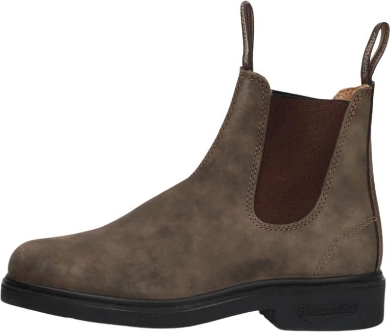BLUNDSTONE Chelsea Boots Dress Boot Nubuck Taupe - Foto 7