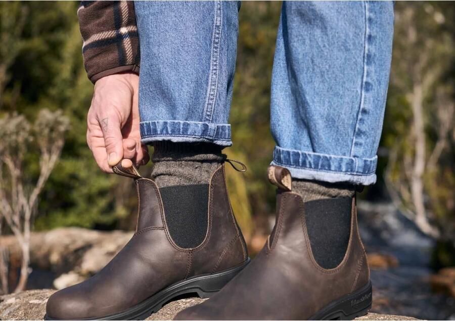 Blundstone Klassieke Bruin Zwarte Leren Laarzen - Foto 3
