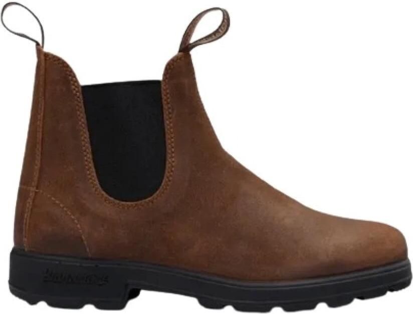 Blundstone Suède Bruine Laarzen Comfortabel Antislip