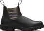 Blundstone Chelsea Stijl Enkellaarzen met Gekleurde Gestreepte Elastieken Black Dames - Thumbnail 2
