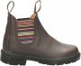 Blundstone Kinder Stiefel Boots #1413 Leather Elastic (Kids) Brown Stripes-K10UK - Thumbnail 1