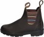 Blundstone Chelsea Stijl Enkellaarzen met Gekleurde Gestreepte Elastieken Black Dames - Thumbnail 6