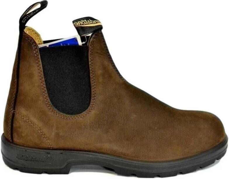Blundstone Bruine 1606 Schoen voor Heren met Zwarte Elastiek Bruin