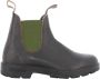 Blundstone Stiefel Boots #519 Stout Brown Leather with Olive Elastic (500 Series)-12UK - Thumbnail 2