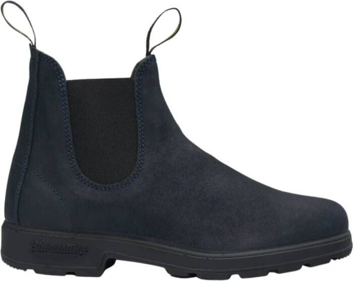 Blundstone Chelsea Boots van GeWaxte Suède Blue Heren