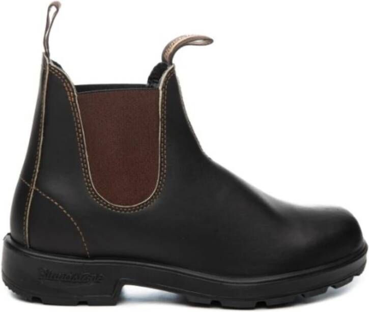 Blundstone Waterdichte laarzen van premium bruin leer Brown Heren