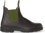 Blundstone Stiefel Boots #519 Stout Brown Leather with Olive Elastic (500 Series)-12UK - Thumbnail 63