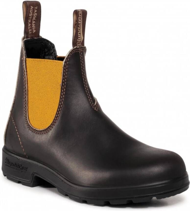 Blundstone Donkerbruine Chelsea Boots Stijlvol en Duurzaam Bruin Unisex - Foto 3