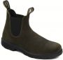 Blundstone Chelsea Laarzen Loop in Stijl met Dark Olive Breast Beatle El Side Boot Input Crust Groen Unisex - Thumbnail 3