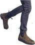 Blundstone Chelsea Laarzen Loop in Stijl met Dark Olive Breast Beatle El Side Boot Input Crust Groen Unisex - Thumbnail 13