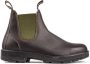 Blundstone Stiefel Boots #519 Stout Brown Leather with Olive Elastic (500 Series)-12UK - Thumbnail 37