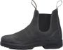 Blundstone Gevoerde Rustieke Zwarte Chelsea Boots - Thumbnail 1