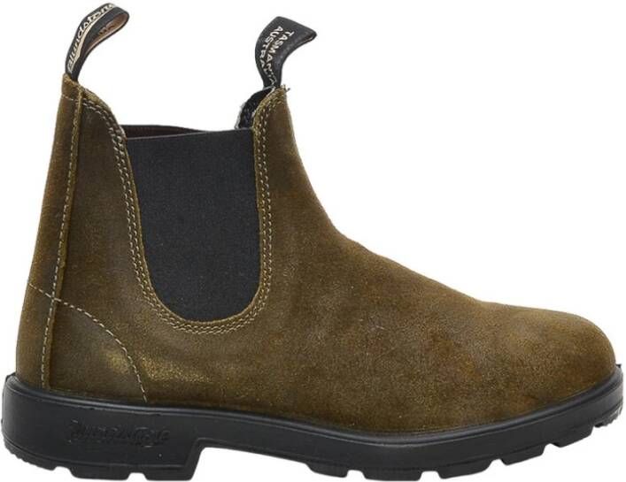 Blundstone Groene Suede Beatles Stijl Laarzen