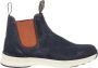 Blundstone Stiefel Boot #2147 Navy Leather with Burnt Orange Elastic (Active Series)-9UK - Thumbnail 2