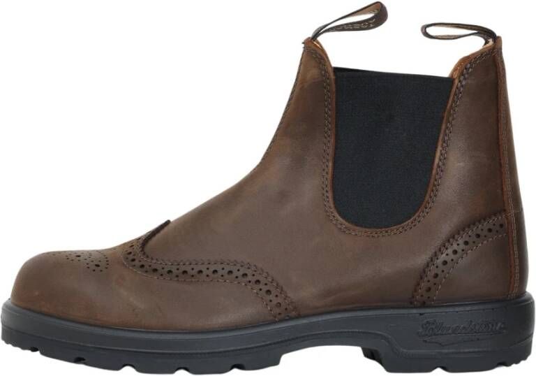 Blundstone Klassieke Brogue Enkellaarzen Brown Heren
