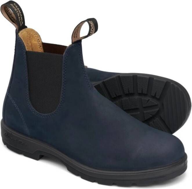 Blundstone Verhoog je stijl met marineblauwe en zwarte Chelsea-laarzen Zwart - Foto 11