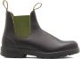 Blundstone Stiefel Boots #519 Stout Brown Leather with Olive Elastic (500 Series)-12UK - Thumbnail 60
