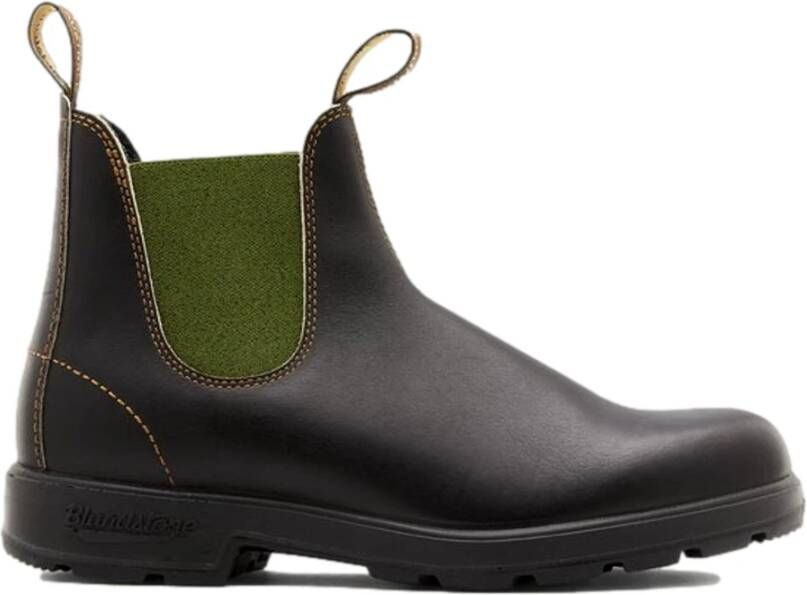 Blundstone Stiefel Boots #519 Leather Elastic (500 Series) Stout Brown Olive-3UK - Foto 2