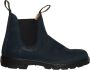Blundstone Navy Nabuk Chelsea Boot Blue Heren - Thumbnail 1