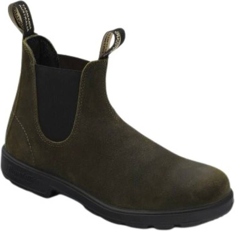Blundstone Olijfgroene Suède Chelsea Boots