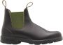 Blundstone Stiefel Boots #519 Stout Brown Leather with Olive Elastic (500 Series)-12UK - Thumbnail 89