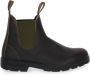 Blundstone Stiefel Boots #519 Stout Brown Leather with Olive Elastic (500 Series)-12UK - Thumbnail 78