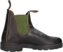 Blundstone Stiefel Boots #519 Stout Brown Leather with Olive Elastic (500 Series)-12UK - Thumbnail 52