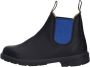 Blundstone Kinder Stiefel Boots #580 Leather Elastic (Kids) Black Blue-K12UK - Thumbnail 4