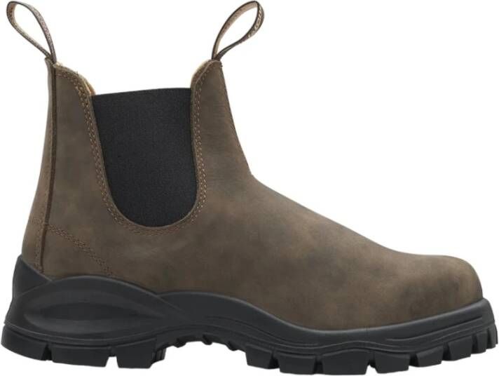 Blundstone Lug Boot Unisex Leren Chelsea Laarzen Brown