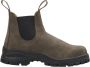 Blundstone Lug Boot Unisex Leren Chelsea Laarzen Brown - Thumbnail 1