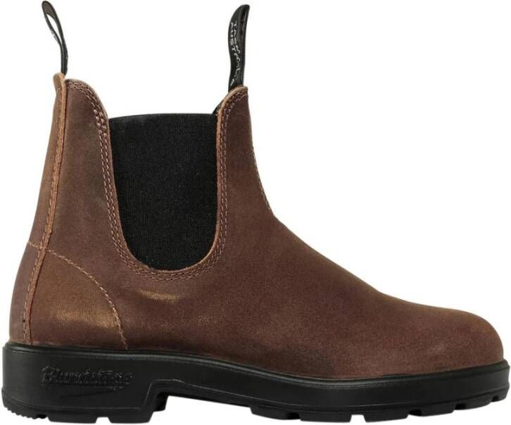Blundstone Stijlvolle Suède Enkellaarzen Brown Heren
