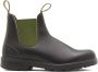 Blundstone Stiefel Boots #519 Stout Brown Leather with Olive Elastic (500 Series)-12UK - Thumbnail 93