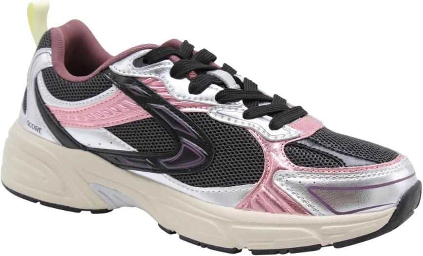 Boax Score mesh sneakers zwart roze - Foto 6