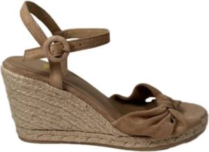 Bobbies Paris Bobbies Wedge Sneakers Beige Dames