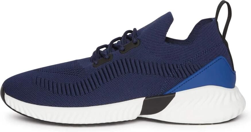 Boggi Milano B Sustainable Recycled Yarn Willow Trainers Blauw Heren
