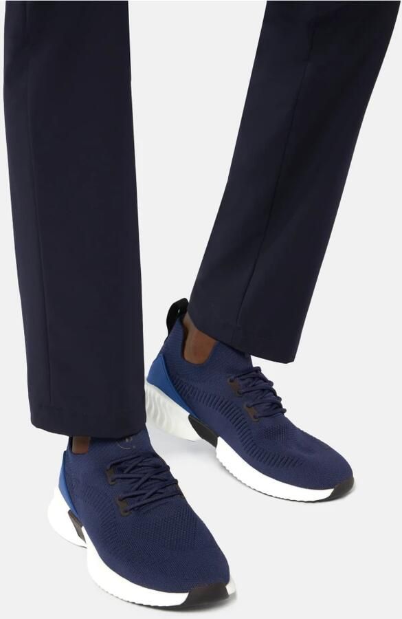 Boggi Milano B Sustainable Recycled Yarn Willow Trainers Blauw Heren - Foto 2