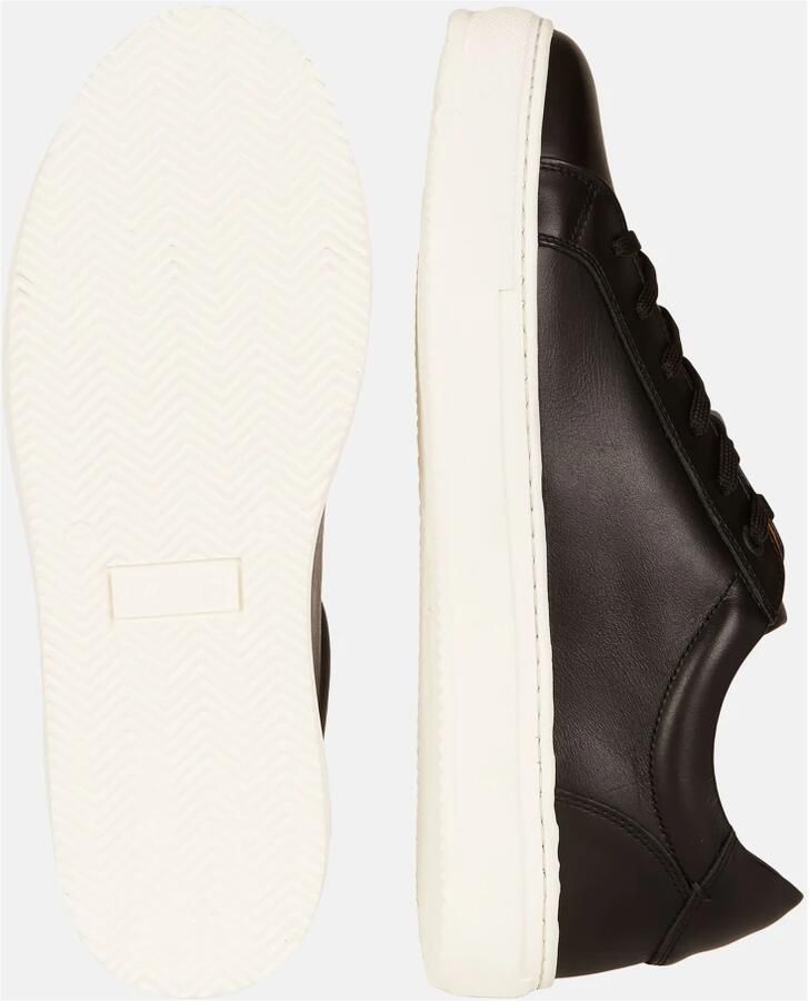 Boggi Milan lederen trainers Zwart Heren