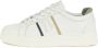 Boggi Milano Leren sneakers met logo White Heren - Thumbnail 1