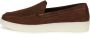 Boggi Milano Suede Loafers Brown Heren - Thumbnail 1