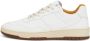 Boggi Milano Tumbled Leather Sneakers Beige Heren - Thumbnail 1