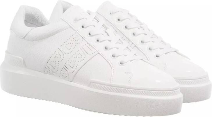 Bogner Wit Rosé Leren Sneakers White Dames