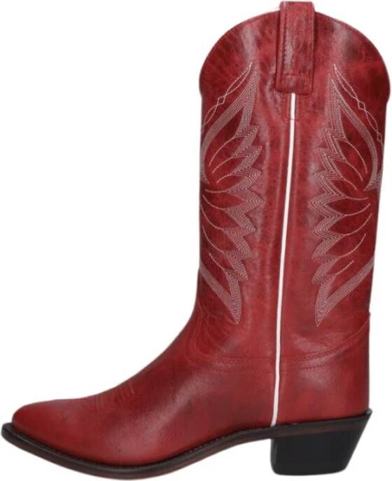 Bootstock Rode Vlam Cowboylaarzen Red Dames