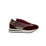 Borbonese Suède en Gelamineerde Sneakers Red Dames - Thumbnail 1