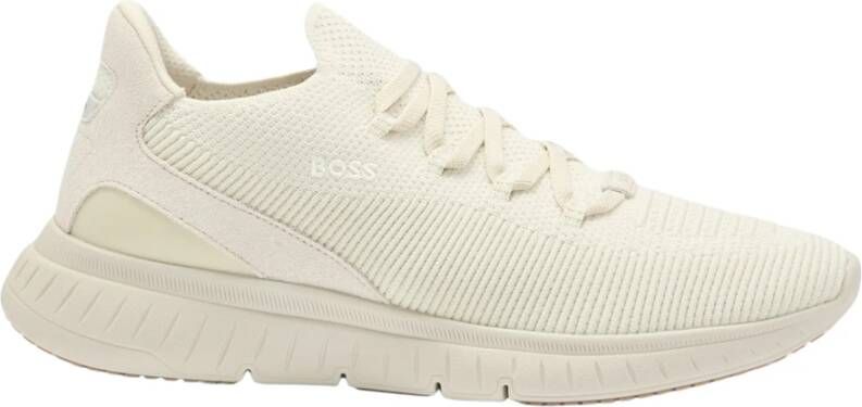 BOSS Nette Schoenen Heren Sienne_desb Suède Beige