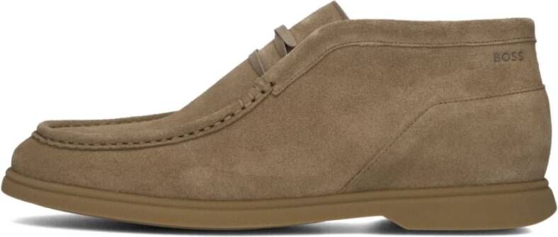Boss Beige Stijlvolle Schoenen voor Heren