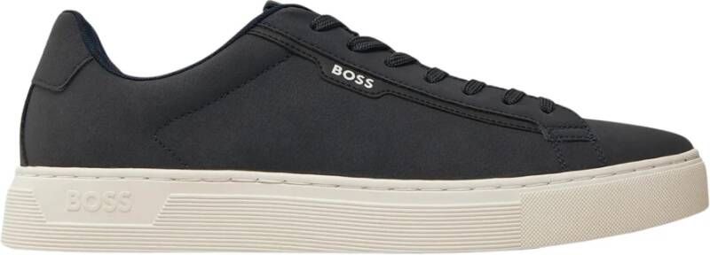Hugo Boss Stijlvolle Sneaker Langestraat voor Mannen Blue Heren