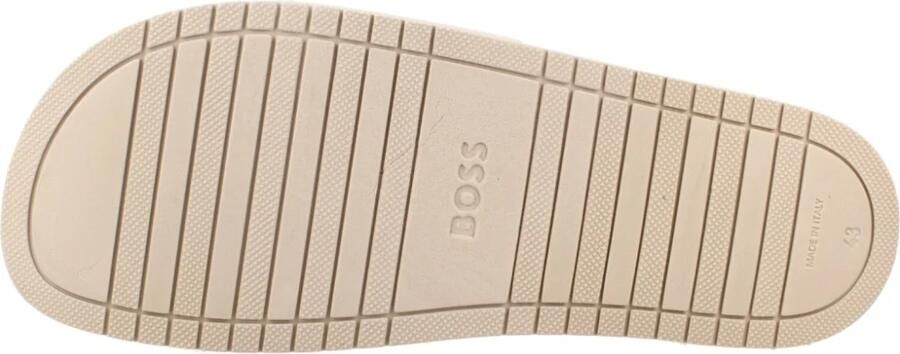Boss Badslippers met label in reliëf model 'ARYEH' - Foto 4
