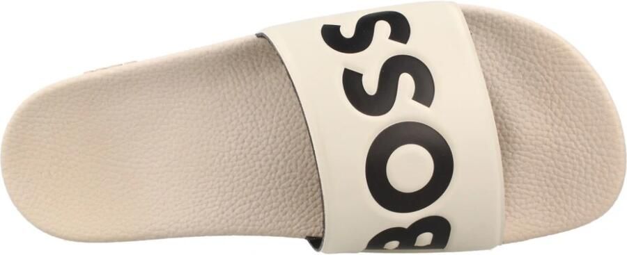 Boss Badslippers met label in reliëf model 'ARYEH' - Foto 6